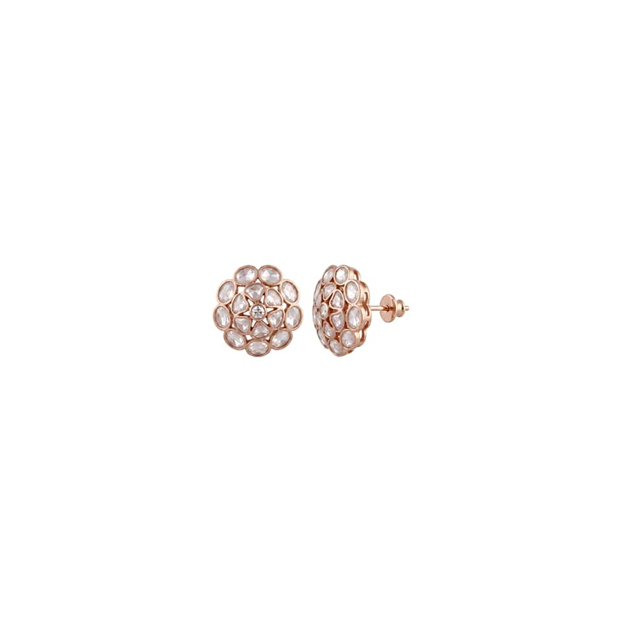 Navya Polki Stud Earrings