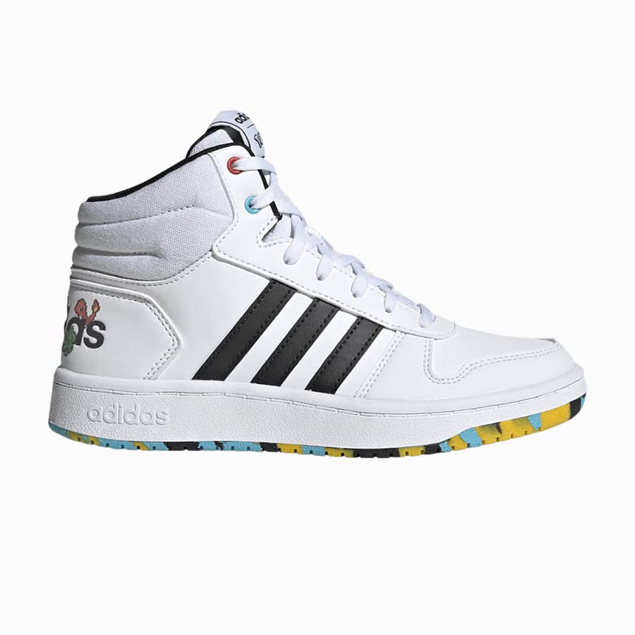 Pokemon X Adidas Hoops Mid 20 J Cloud White