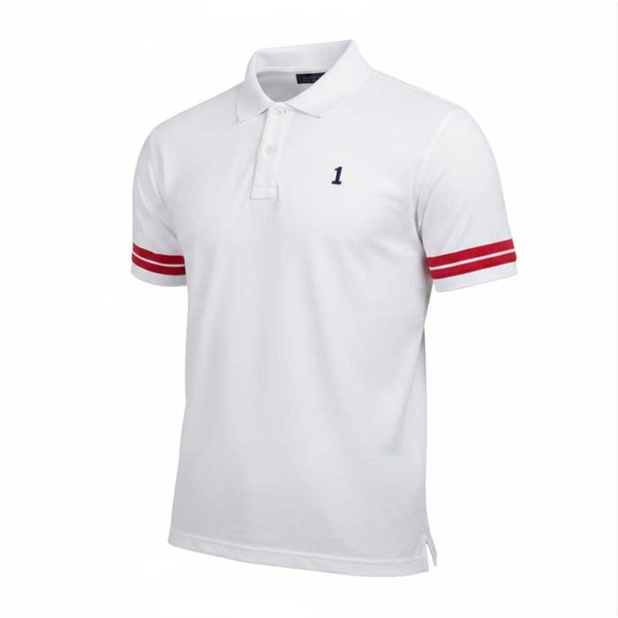 Men's Solid Polo Neck Regular Fit T-Shirt
