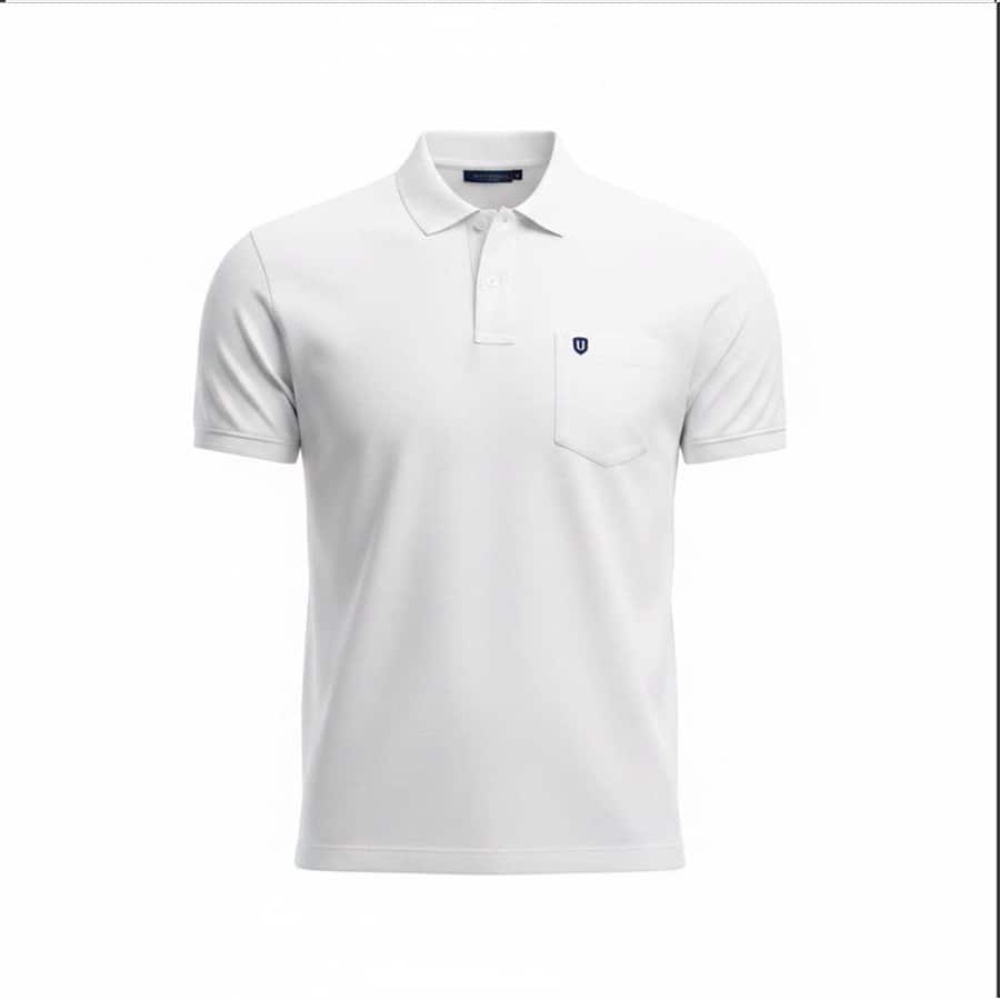 Men's Solid Polo Neck Regular Fit T-Shirt