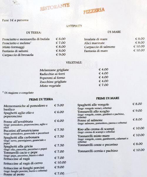 Menu di Nori 