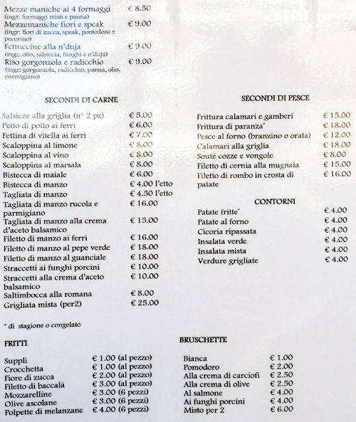 Menu di Nori 