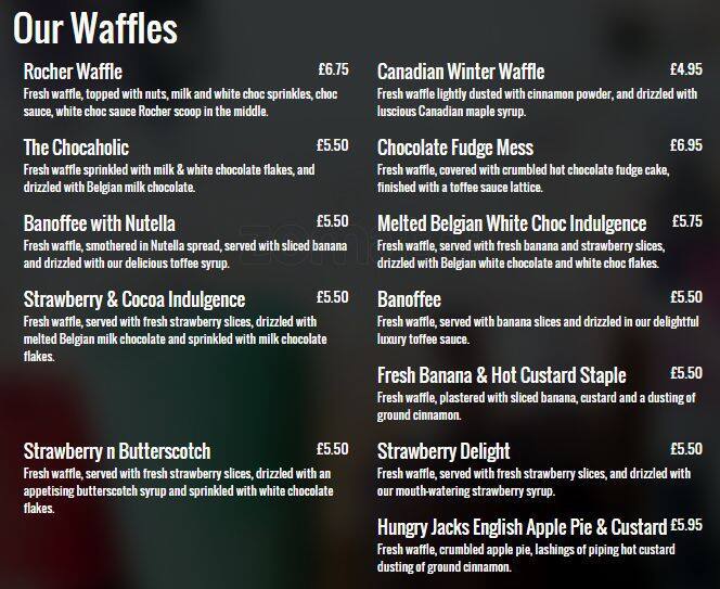 Menu at Creams pub & bar, Wembley, Wembley Central Shopping Centre