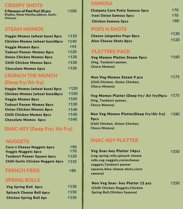 Menu of Express Eat, Lingampally, Hyderabad