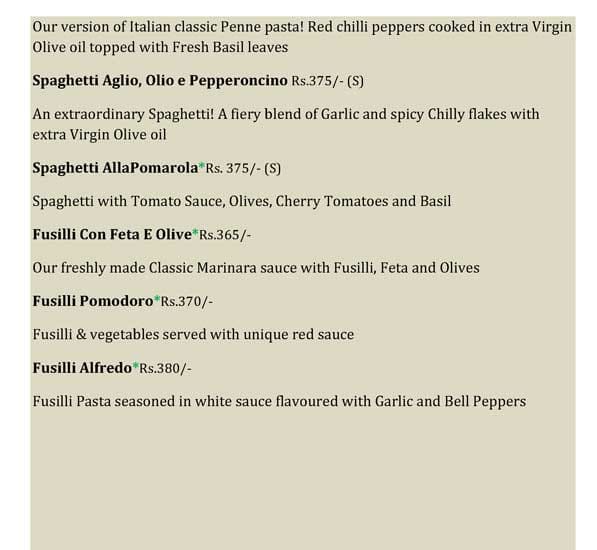 Leonardo Italian Mediterranean Dining menu