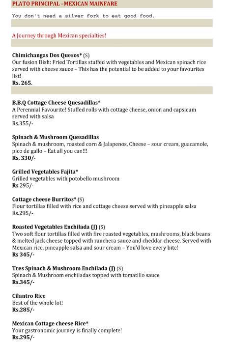 Leonardo Italian Mediterranean Dining menu