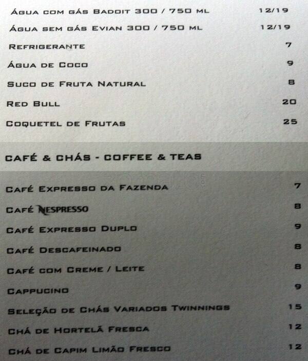 Bar dos Descasados cardápio