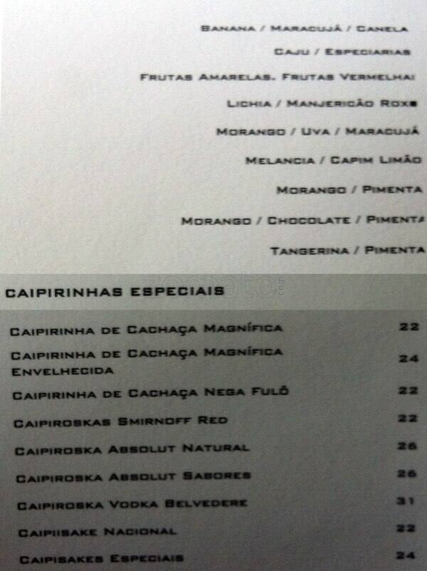 Bar dos Descasados cardápio