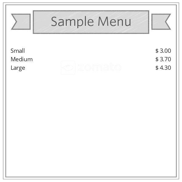 Menu at Pie Face cafe, Mascot, Sydney Airport