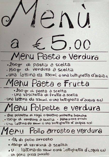 Menu di Gusto Di Pizza 