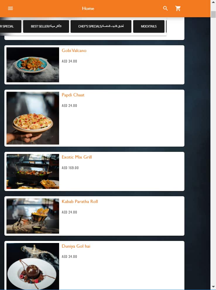 Menu of Karachi Grill, Jumeirah 2, Dubai