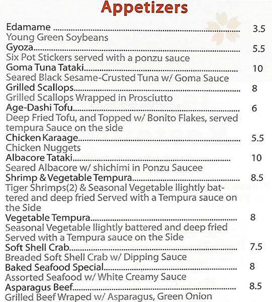 Shiki Menu Menu For Shiki Half Moon Bay Half Moon Bay