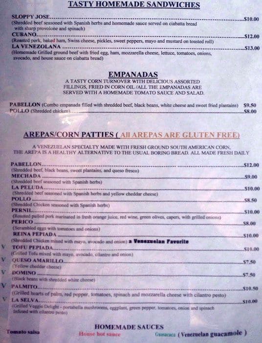 Carta de Sazon Restaurant & Cafe