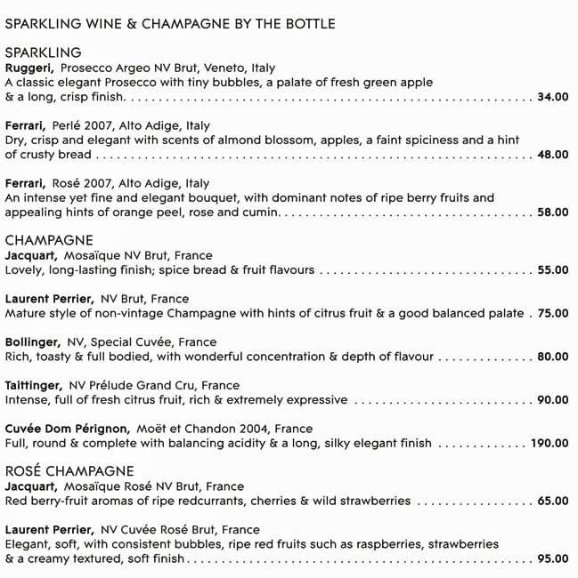 Addendum menu