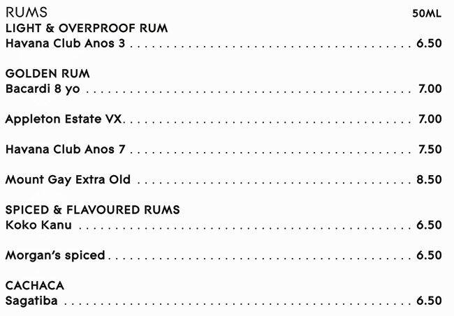 Addendum menu