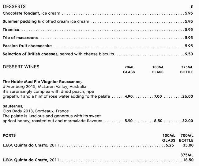 Addendum menu