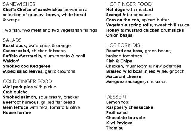 Addendum menu