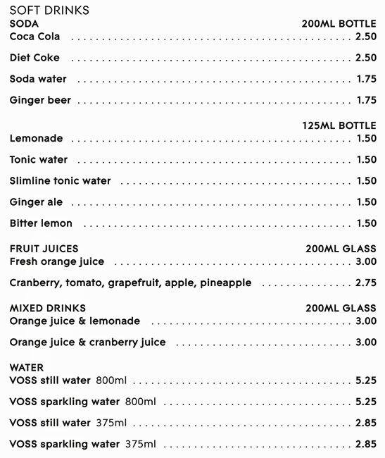 Addendum menu
