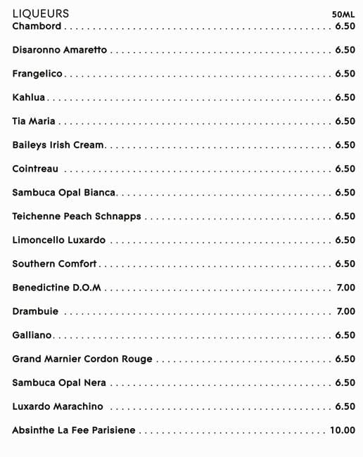 Addendum menu