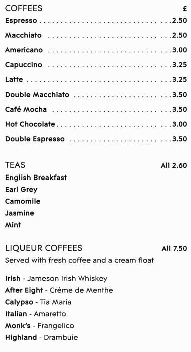 Addendum menu