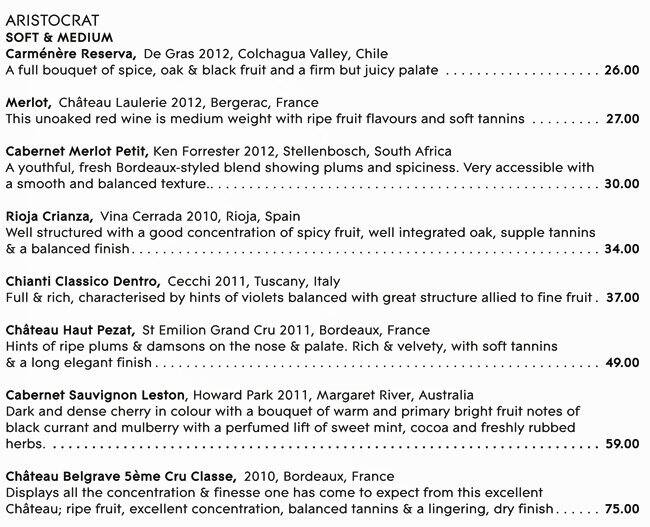 Addendum menu