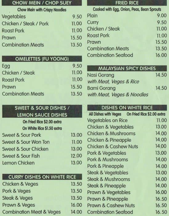St. Heliers Takeaway Menu, Menu for St. Heliers Takeaway, St Heliers