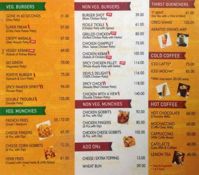 Burger Farm Menu, Menu for Burger Farm, C Scheme, Jaipur Zomato