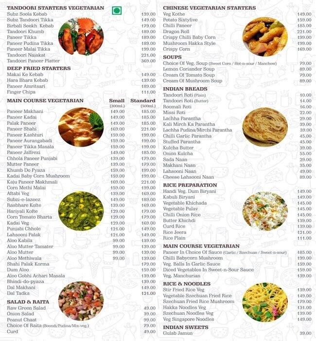 Food Express a Indore Foto del Menu con Prezzi Zomato