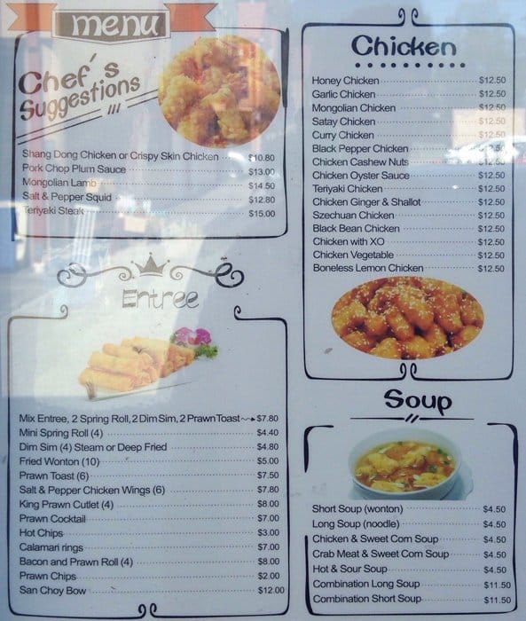 Menai Chinese Take Away Menu, Menu for Menai Chinese Take Away, Menai, Sydney Urbanspoon/Zomato