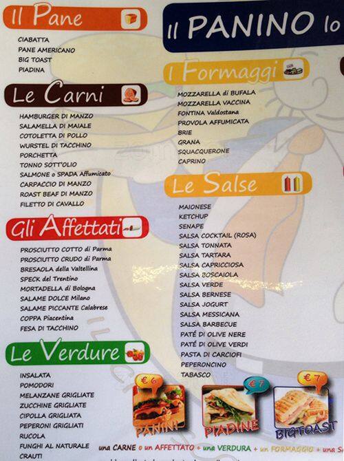 Menu di Da Poldo 