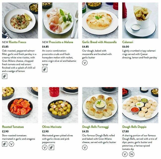 Pizza Express Menu, Menu for Pizza Express, Islington, London Zomato UK