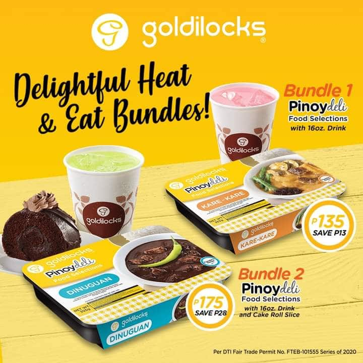 goldilocks menu