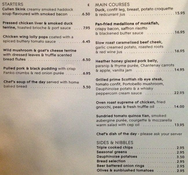 Agua - Apex City Hotel Menu, Menu for Agua - Apex City Hotel, Old Town ...