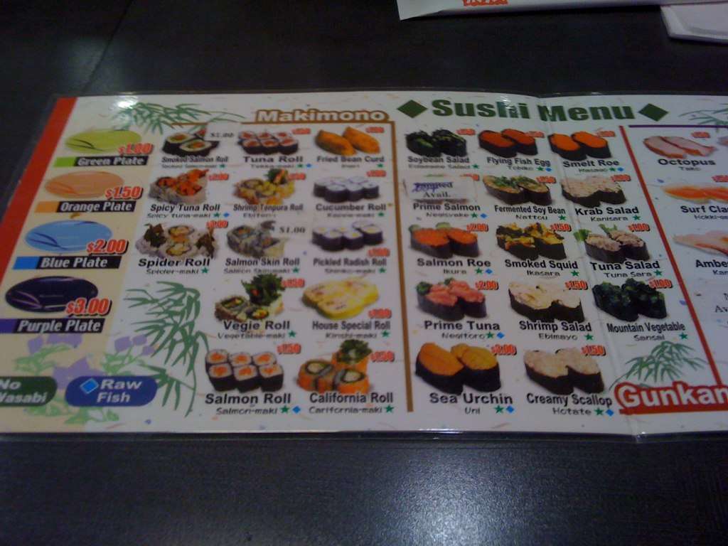 Marinepolis Sushi Land Menu, Menu for Marinepolis Sushi Land, Clackamas