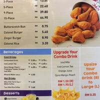 Kfc Bukit Bintang Kuala Lumpur Zomato