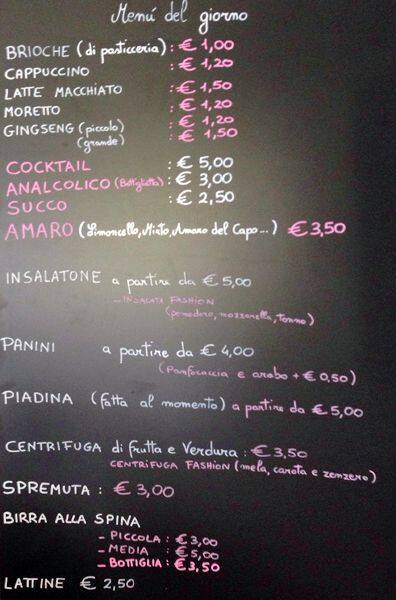 Menu di Fashion 