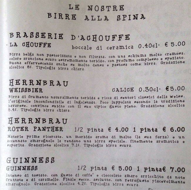 Tb B Menu Menu For Tb B Prati Roma