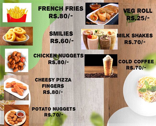 Menu of Fast And Fresh, Kanchipuram District, Chennai