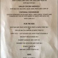 Centennial Coffee House Lyall Bay Wellington City Menumania Zomato Scanned Menu For Centennial Coffee House