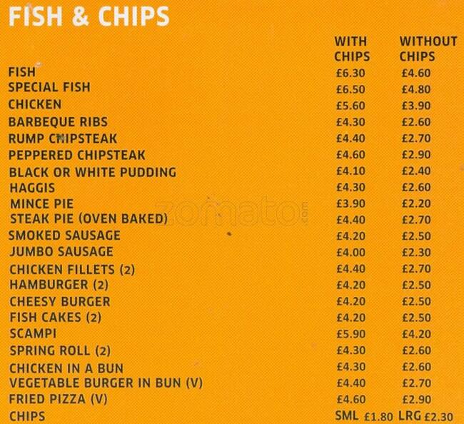 Rapido menu