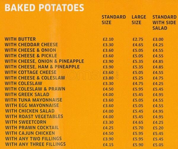 Rapido menu