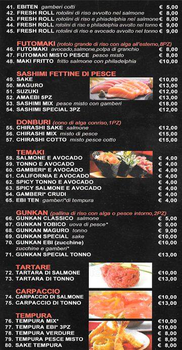Menu di Jin 