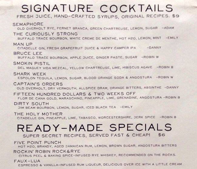 A MENU OF TROUBLE