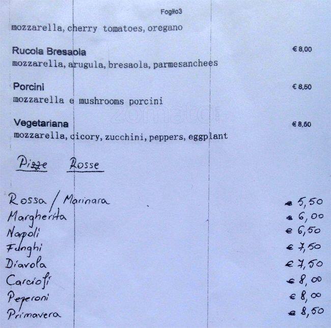 Menu di Alari 