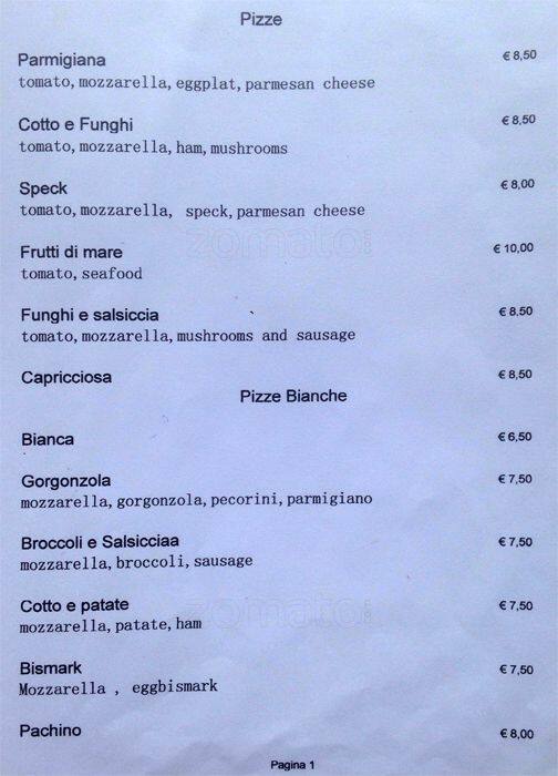Menu di Alari 