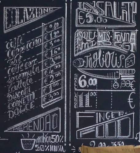 Menu di Fauno3.0 