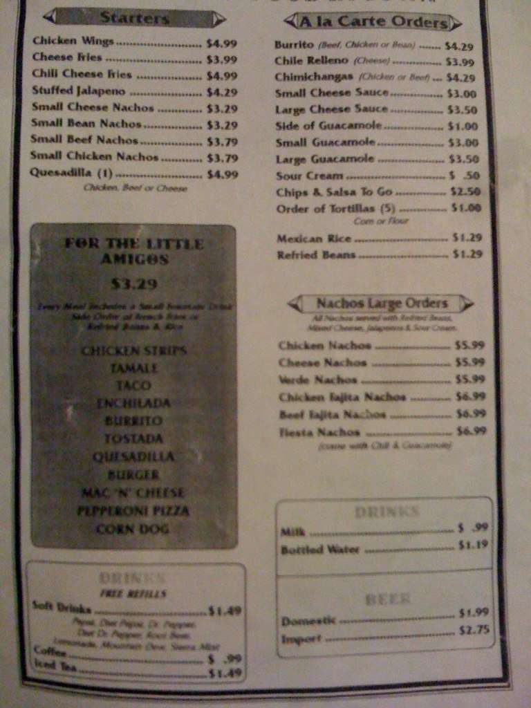 El Jalapeno Grill Menu, Menu for El Jalapeno Grill, Owasso, Tulsa
