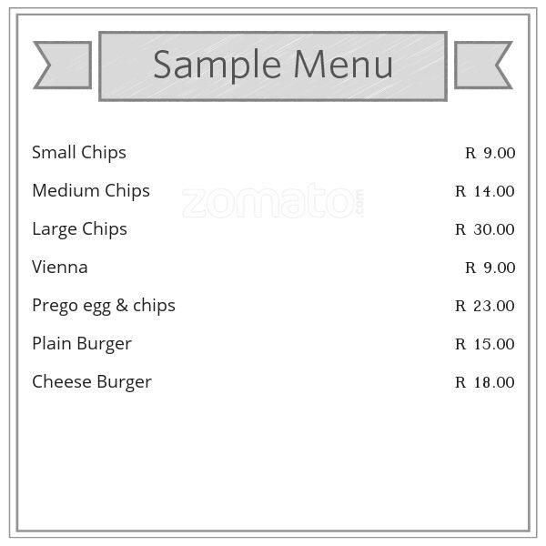 Menu de Koffiehuis Fast Food