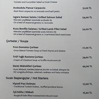 Fine Dine Istanbul Hotel Arcadia Blue Menu