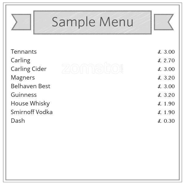 Four In Hand Menu, Menu for Four In Hand, Leith, Edinburgh Zomato UK